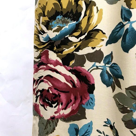 BAND Of GYPSIES Floral Smocked Slit Maxi Dress M S - Picture 10 of 11